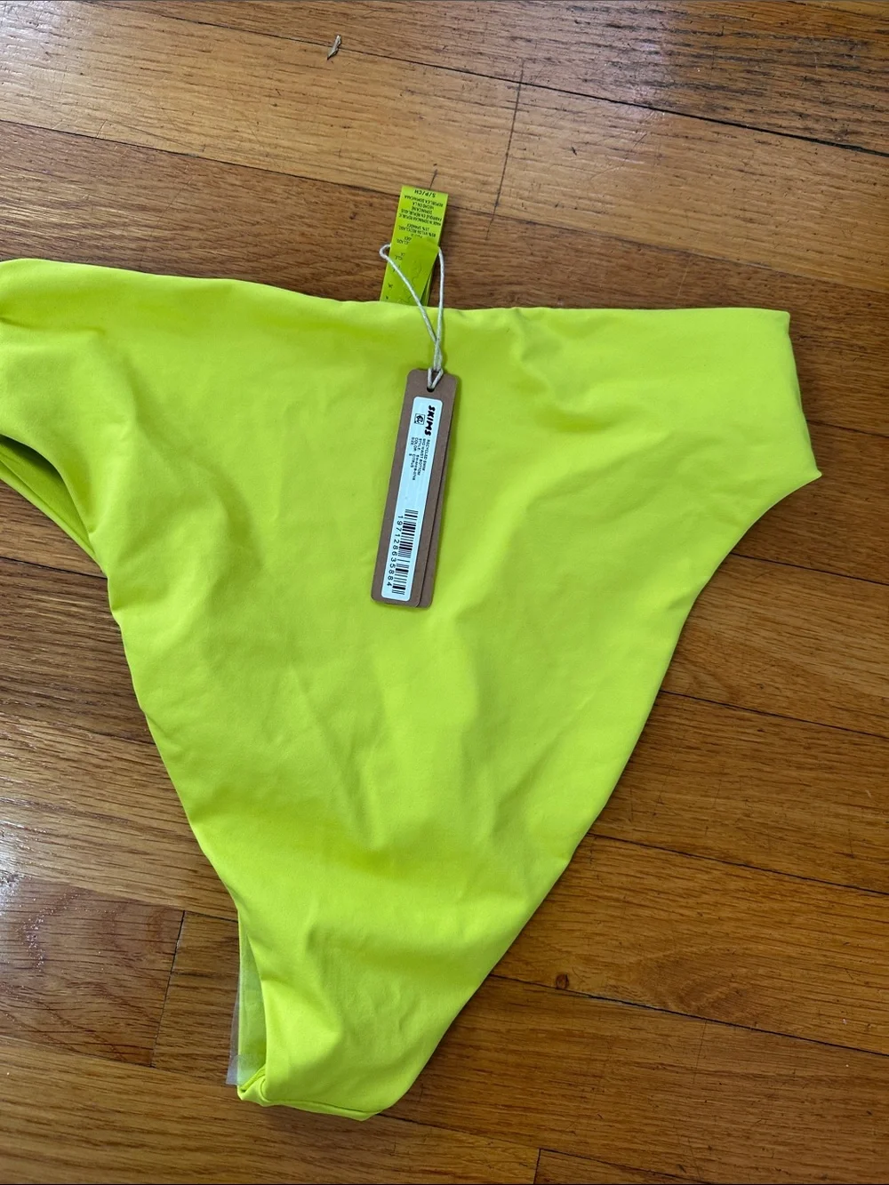 SKIMS citrus High waist Swim Bottoms Women's size small, BNWT